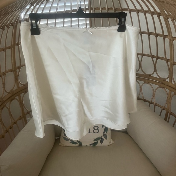 Slip skirt satin mini skirt - Picture 2 of 6